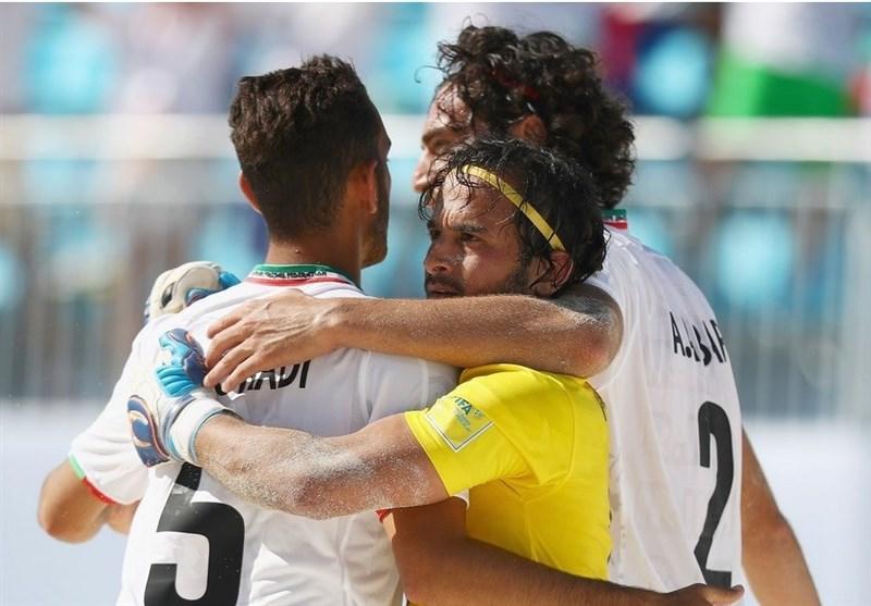 جام بین قاره ای فوتبال ساحلی، ایران با غلبه بر روسیه حریف مصر در نیمه نهایی شد