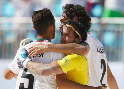 جام بین قاره ای فوتبال ساحلی، ایران با غلبه بر روسیه حریف مصر در نیمه نهایی شد