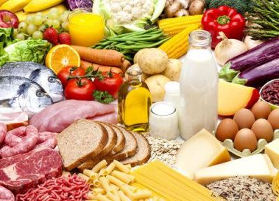6 گروه اصلی غذایی و سهم شان در تغذیه روزانه