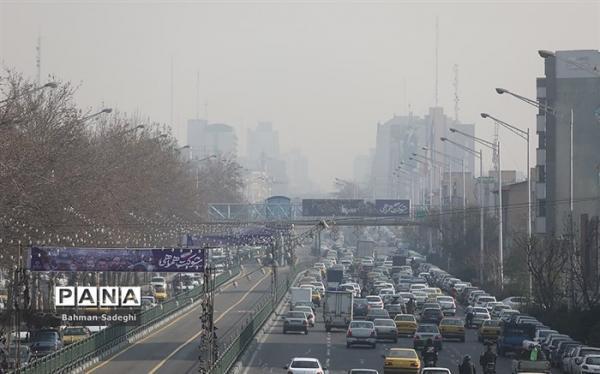هوای ناسالم در انتظار برخی مناطق شهر تهران