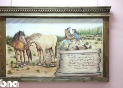 شروع به کار نمایشگاه نقاشی حکیم سخن در مشهد