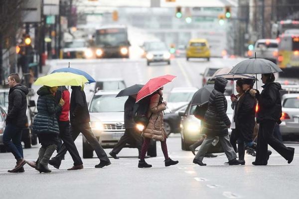 تور کانادا: آب و هوای ونکوور در آخر این هفته بارانی است